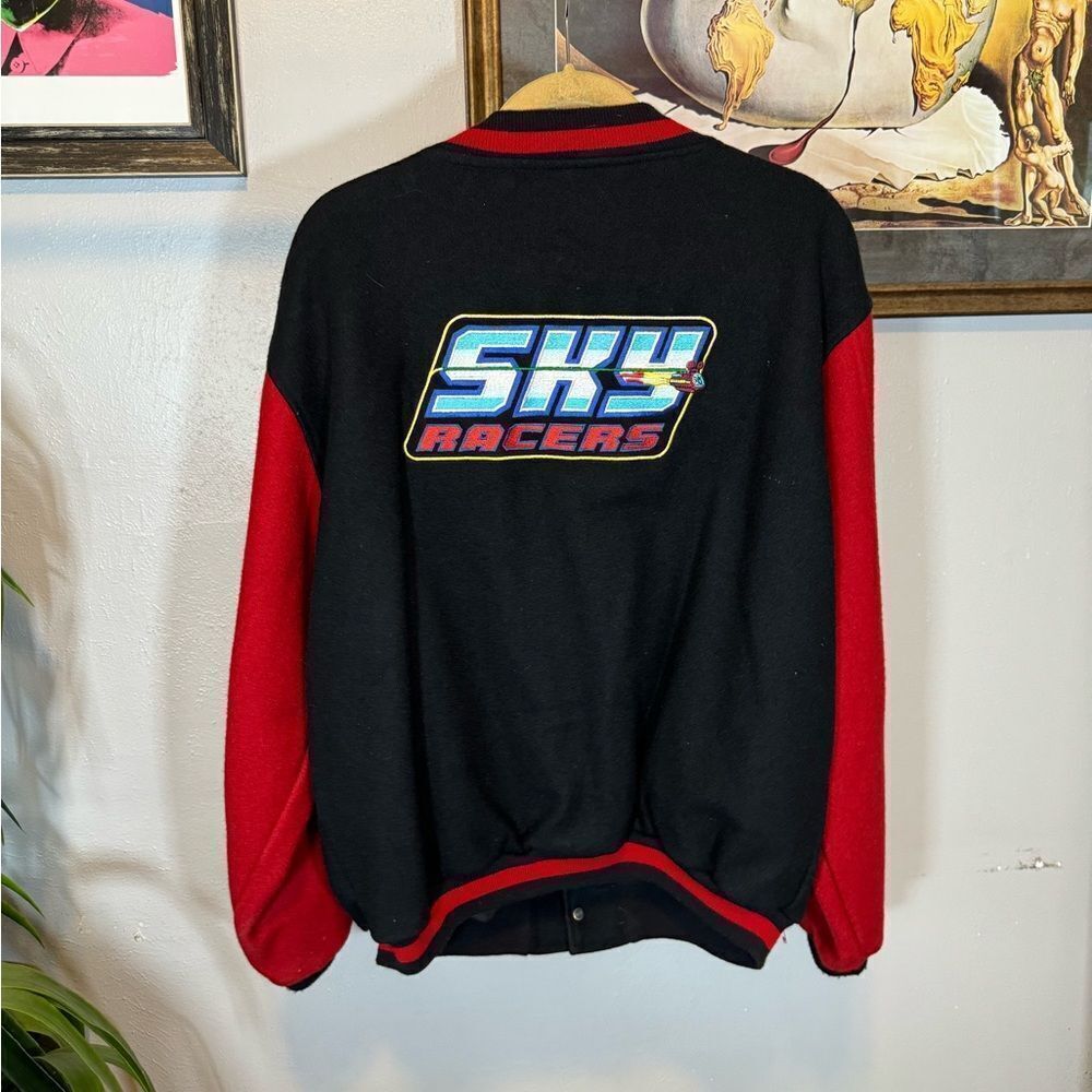 Sky Racers Skyway Promotional Jacket RC Monorail Vtg CAP Toys 1996 XL